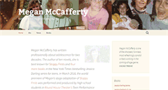 Desktop Screenshot of meganmccafferty.com