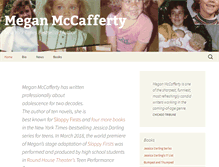 Tablet Screenshot of meganmccafferty.com